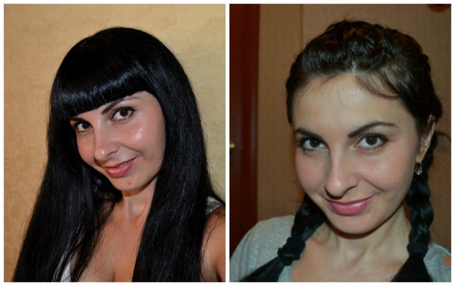 Прически для лица с длинным носом фото до и после