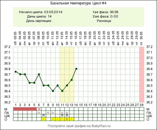 Календарь овуляции фото