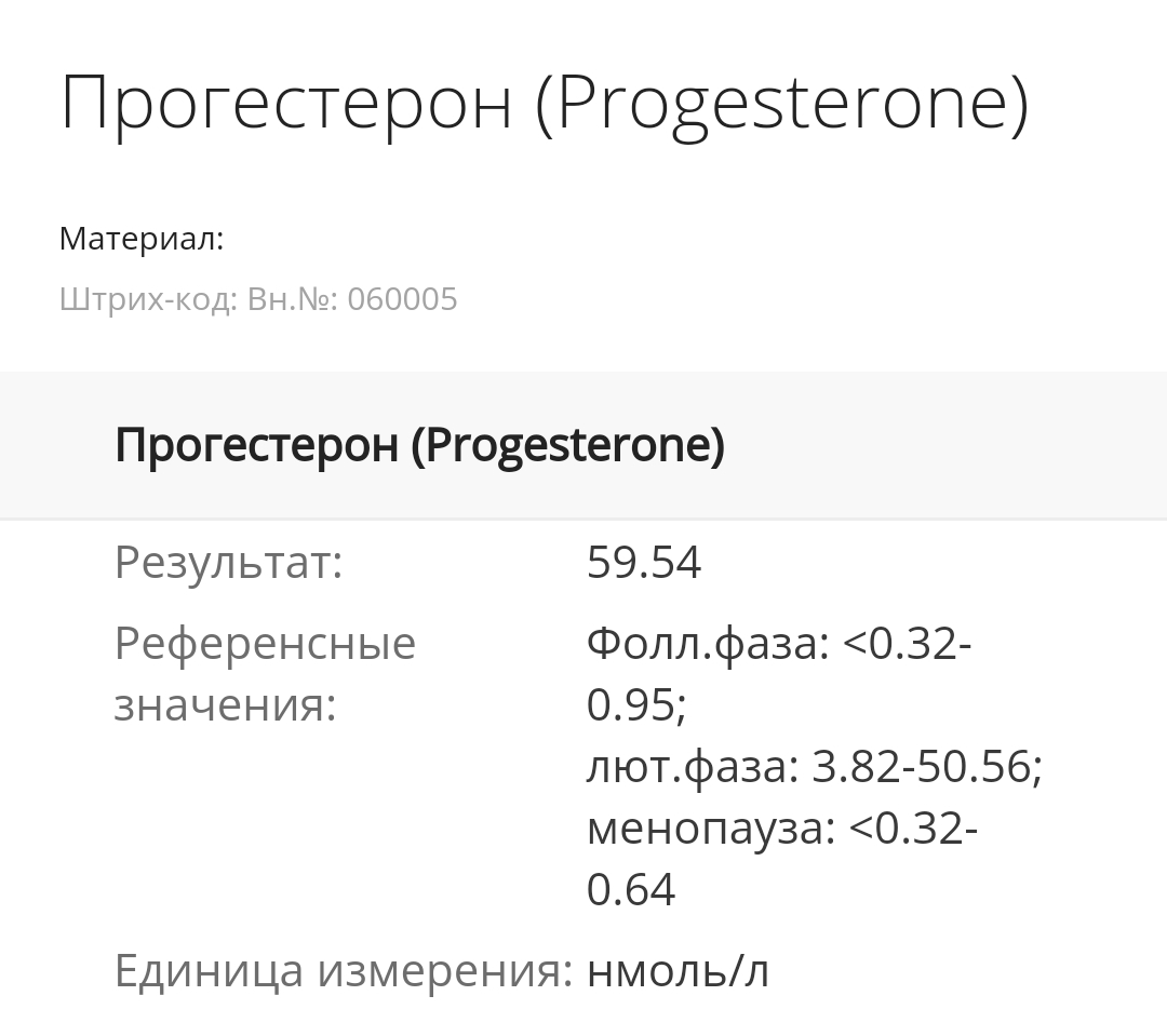 17 он прогестерон что показывает